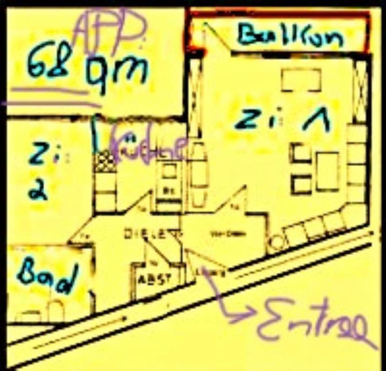 Apartment 68 Qm # Fuer Alles & Fuer Jeden # # Etage 4 # Aufzug # Hochhaus Mönchengladbach